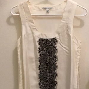 Banana Republic-Silk w/Lace Tank-XS/Petite